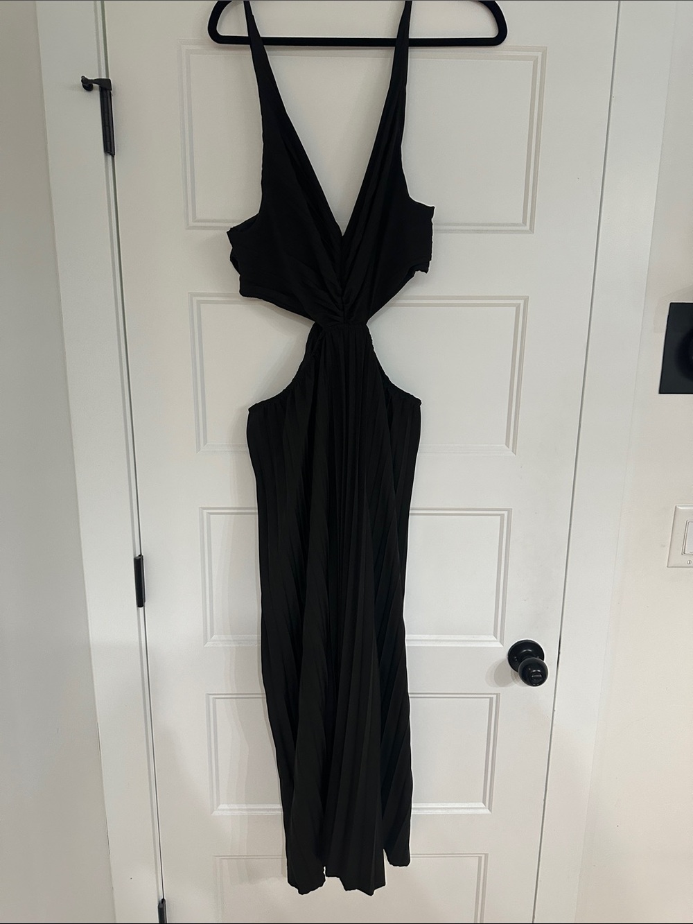 Black Cutout Maxi Dress - Women